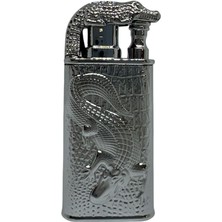 Ejderha Alevi Çift Alev Gazlı Çakmak