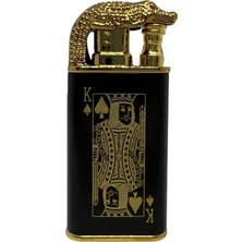 Ejderha Alevi Çift Alev Gazlı Çakmak