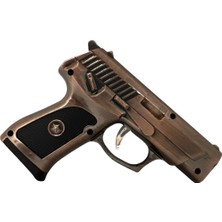 Tabanca Şeklinde Jet Alev Ayarlanabilir Dessert Eagle Gazlı Çakmak