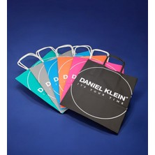 Daniel Klein 27 mm Mini Kasa Pembe Kadranlı Metalik Şık Kadın Kol Saati, Taşlı Bileklik Hediyeli
