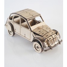 Mediterian 3D Ahşap Araba 2cv 1975 Maketi 119 Parça