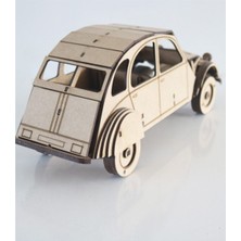 Mediterian 3D Ahşap Araba 2cv 1975 Maketi 119 Parça