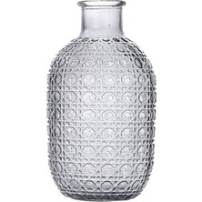 Bak Gel Al Elegant Gri Cam Vazo – Modern Tasarım ve Şıklığıyla Her Mekâna Uygun, Anneler Günü Hediyesi