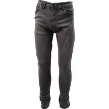 V214 Erkek Slim Likralı Jean Pantolon Tom Gri