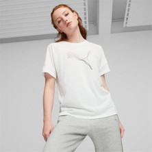 Puma Evostrıpe Tee Kadın T-Shirt 676070-02 White