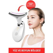 Yüz ve Boyun Ems Güzellik Cilt Bakım Cihazı Yüz Gençleştirme Sarkma Kırışık Giderme