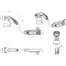 Bemis - Ssangyong Elektrikli Araçlardan Güç Alın: V2L Adaptör (3 Metre Uzatmalı)