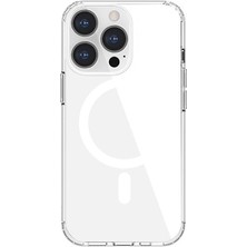Pandatech iphone Uyumlu Şeffaf Megsafe Uyumlu Sert Kılıf