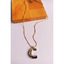 Nisan Kids Kişiye Özel Çift Renkli Çelik Harf Kolye