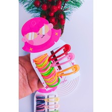 Nisan Kids Minik Lastik Toka ve Çıtçıt Toka Seti (25 Adet Lastik 3 Adet Pens)