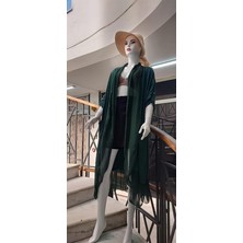 Itayan Ipek Detaylı Oversize Kaftan