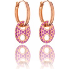 Brisinga Pink Bubbles Gümüş Küpe