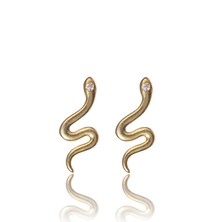 Brisinga Serpent Lover Iı Gümüş Küpe