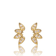 Brisinga Four Leaf Gümüş Küpe