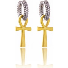 Brisinga Nil'in Anahtarı Gümüş Küpe