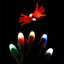 Erbar LED Işıklı Renkli Sihirli Parmak Işıklı Parmak Şaka Parmak 1 Adet