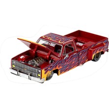 Mini Gt 1/64 Kaidohouse Chevrolet Silverado Dually On Fire V1 KHMG127