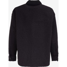Siyah Kadın Oversize Gömlek Ceket J4WL-GML4808
