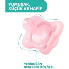 Chicco PhysioForma Mini Soft 2'li Emzik 2-6 Ay Kız