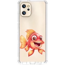 Zeyno Reeder S19 Max Pro Uyumlu Neşeli Balık  Desenli Silikon Kılıf