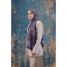 İpekhan Mor Hint Vual Şal -  5008-02