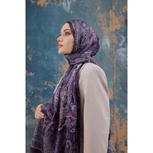 İpekhan Mor Hint Vual Şal -  5008-02