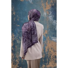 İpekhan Mor Hint Vual Şal -  5008-02
