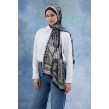 İpekhan Turkuaz Hint Vual Şal -  5006-09