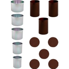10 cm Yüksekliğinde Tabanı Kapalı Pandispanya Tam Set