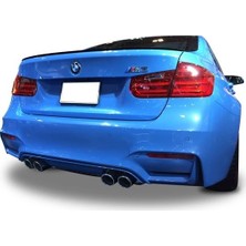 Bmw F30 Ince M3 Spoiler Parlak Siyah, Sert Abs Plastik Ithal,  Bagaj Spoyler, 2012 2017, Tuning