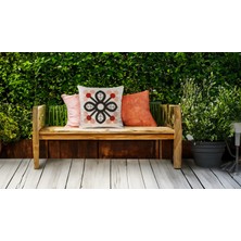 Sens Art & Design Nergis Desenli Punch Kırlent Kılıfı 43 x 43