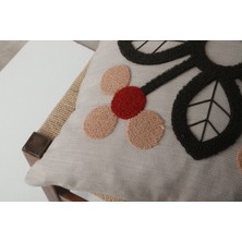 Sens Art & Design Nergis Desenli Punch Kırlent Kılıfı 43 x 43