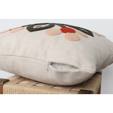 Sens Art & Design Nergis Desenli Punch Kırlent Kılıfı 43 x 43