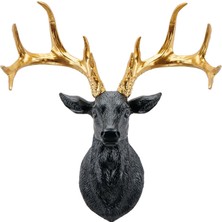 Perfectt Geyik Başı Heykelcik Boynuzlar Oturma Odası ve Için (Yurt Dışından)