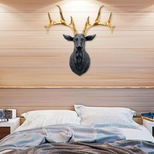Perfectt Geyik Başı Heykelcik Boynuzlar Oturma Odası ve Için (Yurt Dışından)