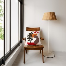 Sens Art & Design Begonya Desenli Punch Kırlent Kılıfı 43 x 43