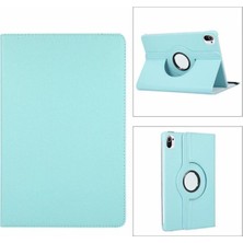 Huawei Matepad Air 11.5'' Kılıf 360°DÖNEBILEN Deri Leather New Style Cover Case Mavi