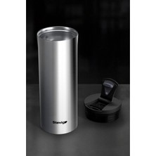 Stevig 2 Go Paslanmaz Çelik Termos Bardak 400 ml Travel Mug Inox ST-200