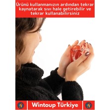 Wintoup Özel Üretim Kalp Şeklinde El Isıtıcısı Kamp Gündelik Kullanım Sihirli Jel Isıtıcı Cep Sobası 2 Adet