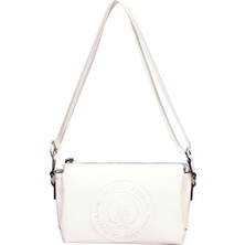 U.S. Polo Assn. Çapraz Askılı Kadın Çanta Beyaz Us24309