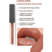 Nemlendirici Etki Yapışkanlık Hissi Bırakmayan Dudak Parlatıcısı - Lipgloss 05 Soft Caramel