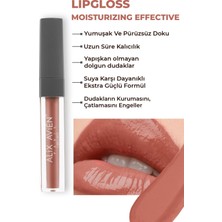 Nemlendirici Etki Yapışkanlık Hissi Bırakmayan Dudak Parlatıcısı - Lipgloss 04 Peachy Rose