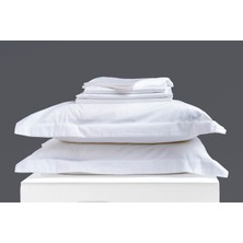 İşbir Yatak Milano Classic Royal Beyaz (240 Tc) Armürlü Pamuk Saten King Size Nevresim Takımı