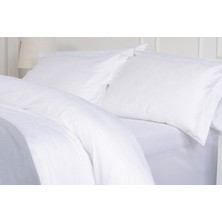 İşbir Yatak Monaco Heritage Beyaz (240 Tc) Jakarlı Pamuk Saten King Size Nevresim Takımı
