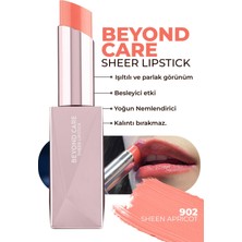 Beyond Care Sheer Lipstick 902 - Sheen Apricot - Yoğun Nemledirici Besleyici Etki - Parlak Ruj