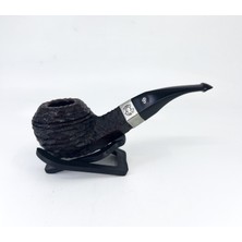 Peterson Sherlock Holmes Rusticated Squire 9mm. Filtreli Vulcanite Saplı Pipo 205721