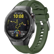 Coolacs Huawei Watch Gt5 Pro 46MM Uyumlu Kordon Yumuşak Esnek Silikon Tasarım Kayış Kordon