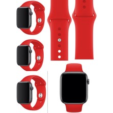 Eyka Apple Watch Kordon Kayış 38-40-41 mm Uyumlu Silikon Günlük Kullanıma Uygun Üst Kalite