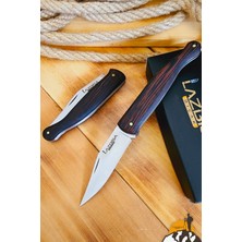 Lazbisa Venge Sap Çakı Kamp Çakısı Outdoor Piknik Çakısı Bahçe Çakısı Mutfak Bıçak Bıçağı (YN850)