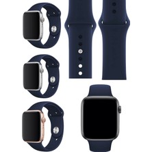 Eyka Apple Watch Kordon Kayış 42-44-45 mm Uyumlu Silikon